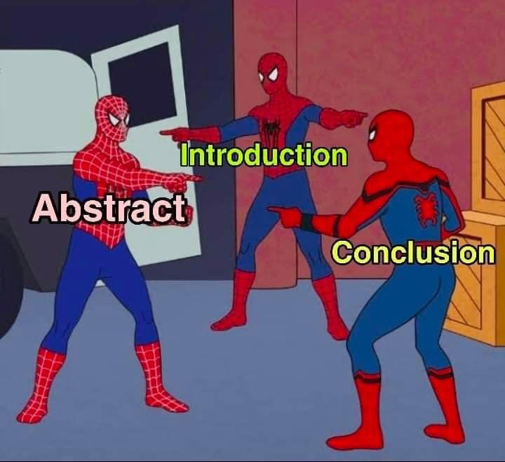 "Image underscoring the significance of a seamless connection between introduction, abstract, and conclusion in an essay. Demonstrating the coherence that ties the entire piece together for a comprehensive and unified reading experience."