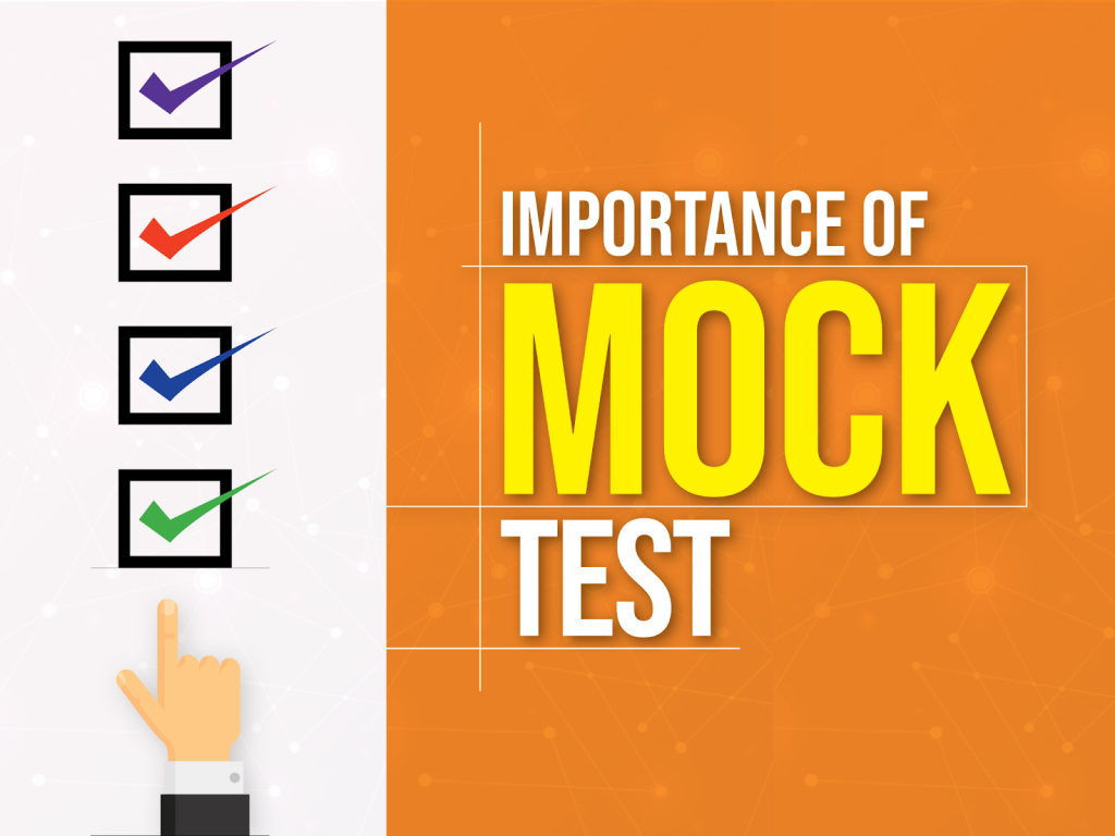 image showing the importance of mock test for students to score higher in their main exams