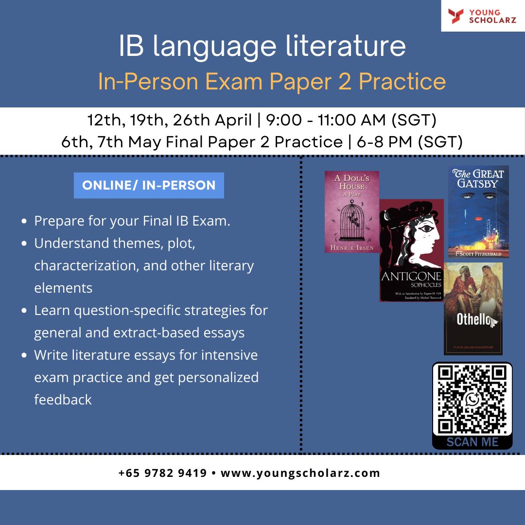 IB Language & Literature – Paper 2